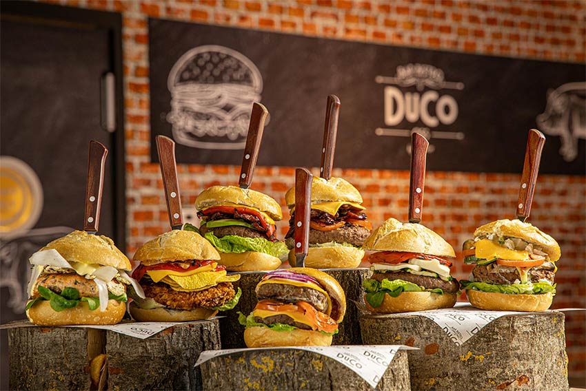 Diverse soorten DuCo burgers